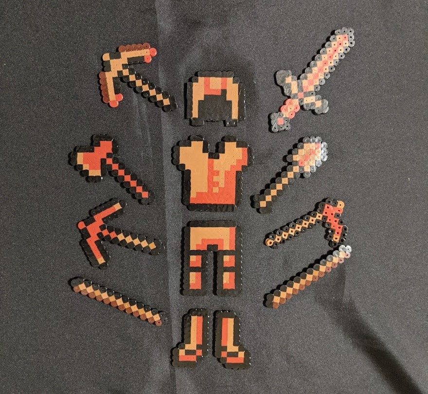 マインクラフトを始めたら アイロンビーズをひたすら作っている息子 苫米地式コーチング認定コーチ クボトオル 苫米地英人博士の子育て本をやってみた おとうちゃんと貝を愛する息子のブログ