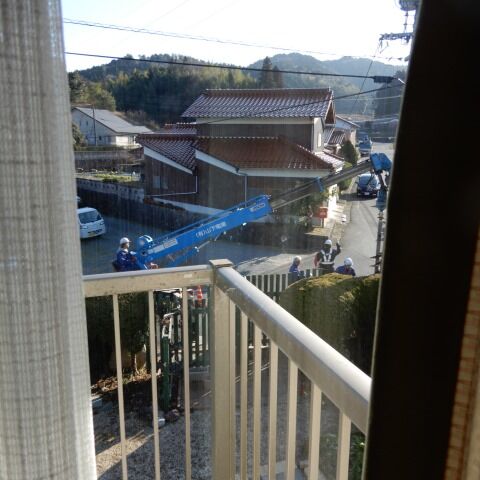 電柱の建て替え 我が家の前 定年生活