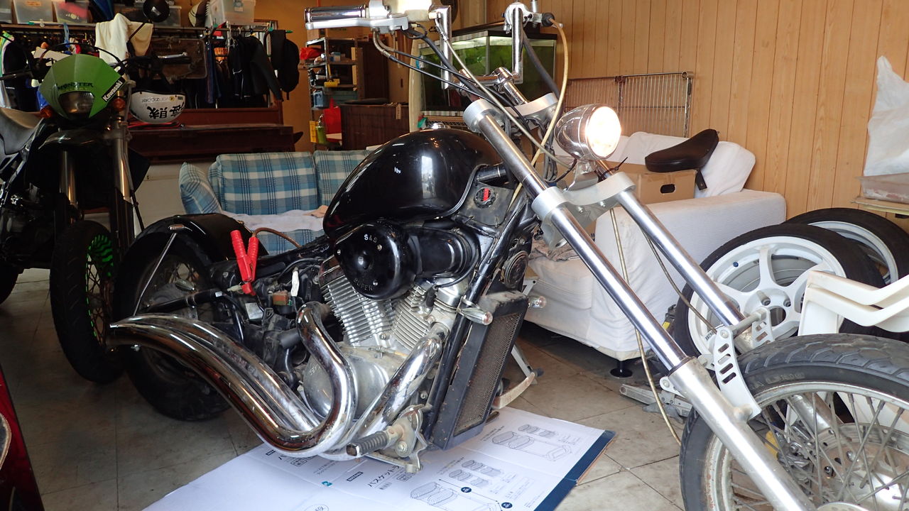 Steed600 キャブレーター掃除 S S Superエアクリーナーkit Okinawaｰmidnight