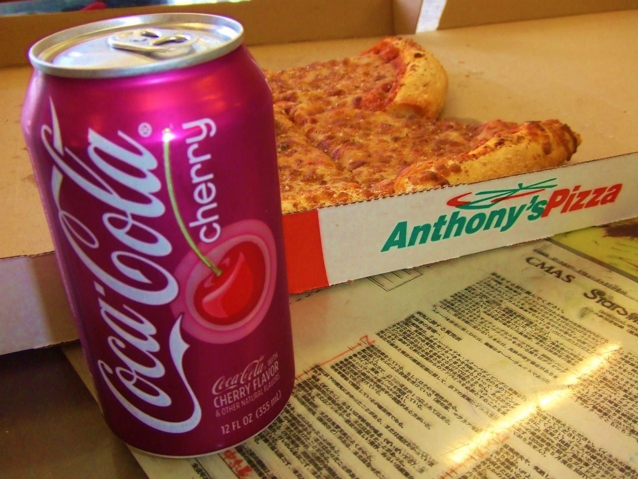 アンソニーピザとチェリーコーク Anthouy S Pizza Cherry Coke 海賊船長のひとりごと