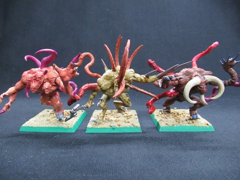 ケイオス・スポーン 10体＋α（未完成） : 新 沖縄ハンマー Warhammer