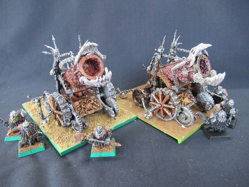 ヘルキャノン 2門 Hell Cannons : 新 沖縄ハンマー Warhammer Fantasy