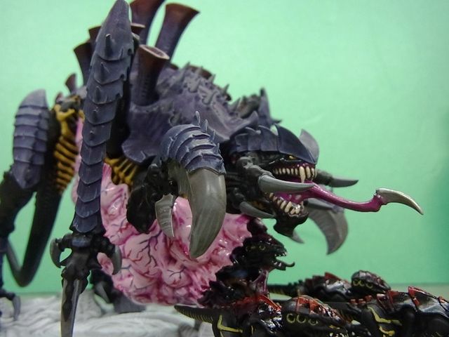 ウォーハンマー Warhammer 40K ティラニッド ターヴィゴン 塗装済み