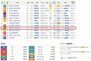 ラッキーミーティア10着