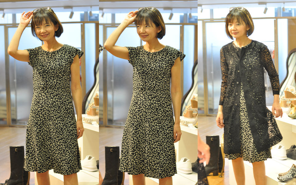 シネカノンのドット柄ワンピースが入荷しました Okirakuokiのブログ