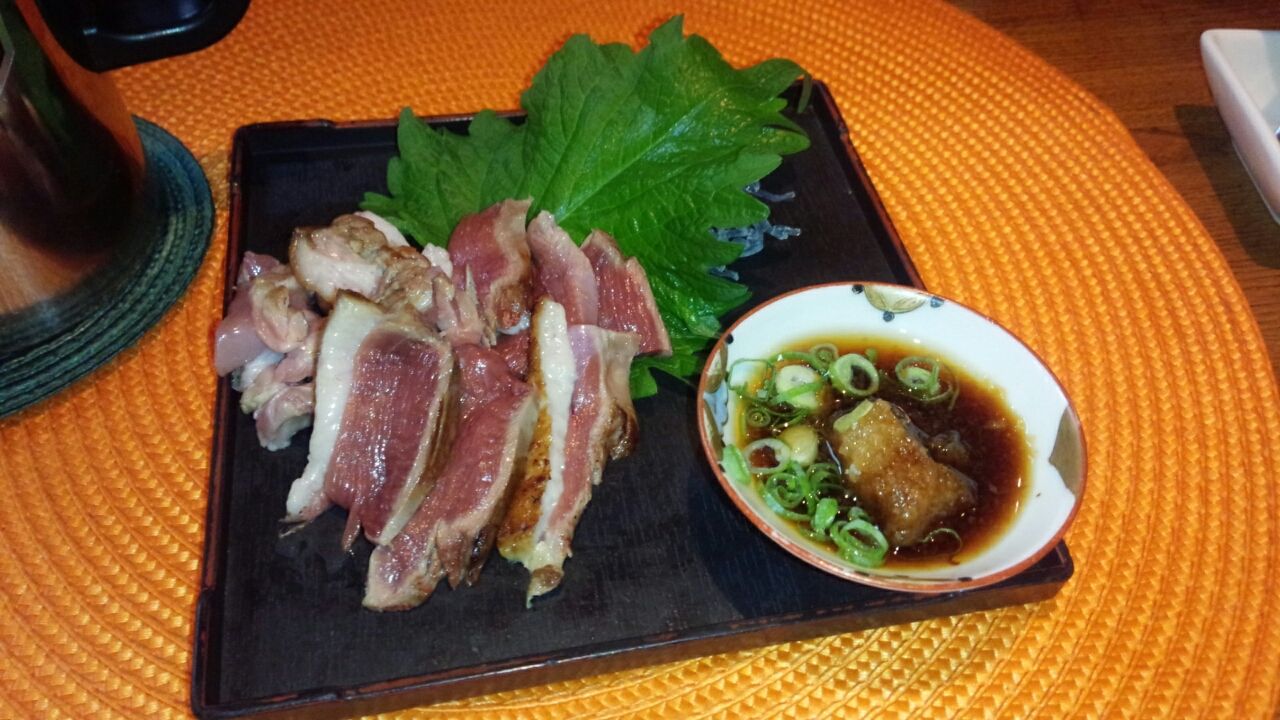 15 10 10 河内鴨タタキ アブラボウズ塩焼き まる味屋 ファン