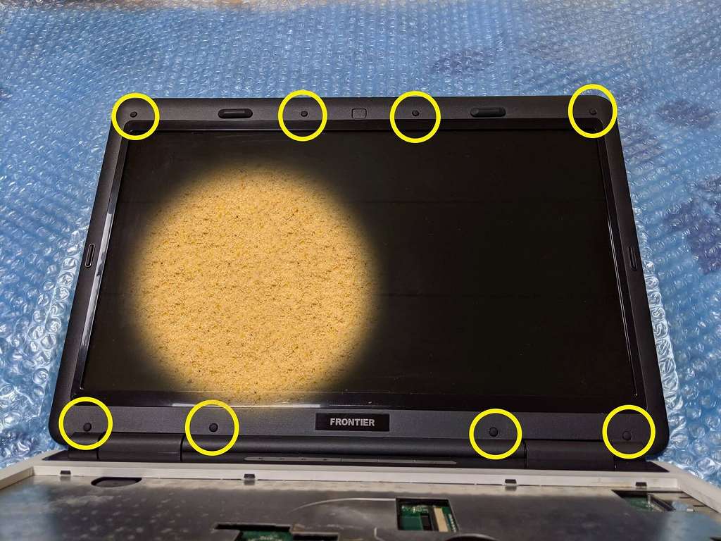 Frontier Frnp304 液晶パネルの交換と手順 ひまチュンの機械ブログ