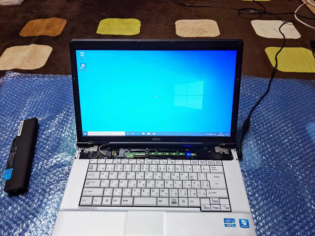 Lifebook E741 D キーボードの交換作業 富士通製 ひまチュンの機械ブログ Lifebook E741 D キーボードの交換作業 富士通製 ひまチュンの機械ブログ