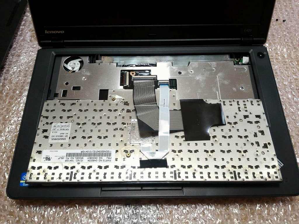 ThinkPad E420の分解丨キーボード交換手順(レノボ) : ひまチュンの機械 