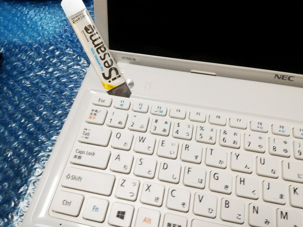 LE150/Nの分解丨CPU・キーボード交換手順(NEC・LaVie) : ひまチュンの