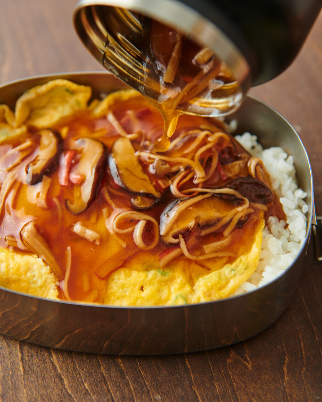 レシピあり【おうちご飯にも！天津飯】＊中学生男子弁当 : たっきー
