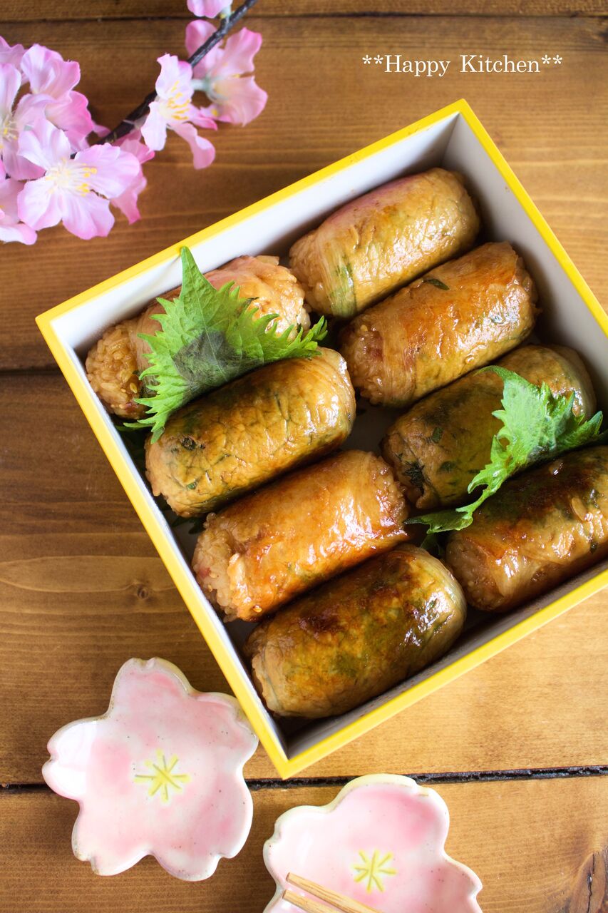 梅しそ胡麻の甘辛肉巻きおにぎり【連載更新】＊服屋の店員さんの