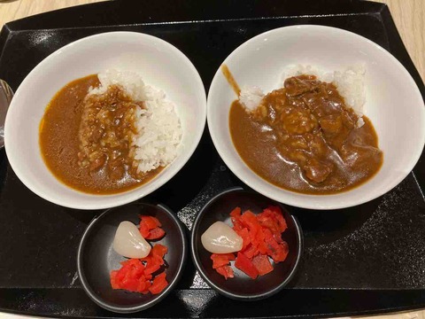 仙台 秋保温泉 ホテル瑞鳳 22 130 Gwランチバイキング付日帰り入浴プランの特製牛筋カレー キーマカレーは大人しめな味わい カレー探求 たまにai創薬