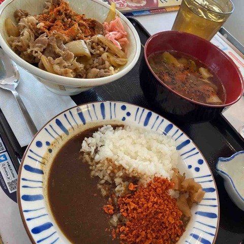 すき家 22#074 牛カレー単品と同価格でお得にカスタマイズ可能な