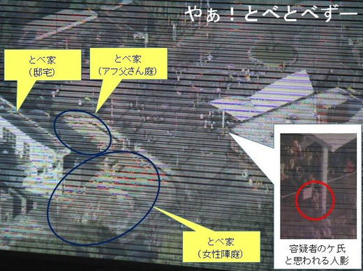 県警ヘリからのライブ映像:とべ動物園アフリカゾウ舎上空
