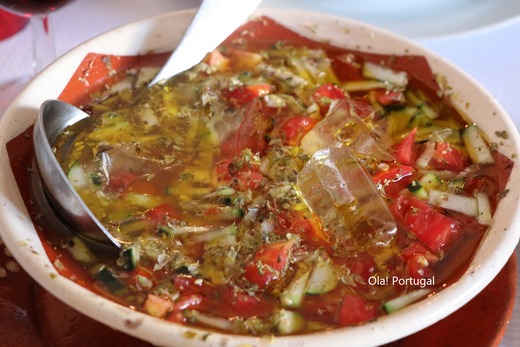 ポルトガル料理：Gaspacho a Portuguesa ポルトガル風ガスパチョ
