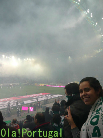 ポルトガルでのサッカー・スタジアム観戦の様子