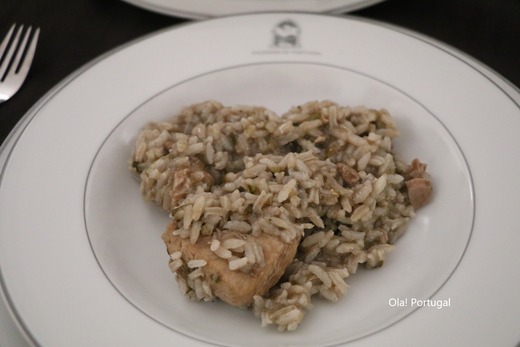 ポルトガルの米料理:Arroz de Cabidela