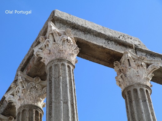 ポルトガル・エヴォラ旅行記:Templo de Diana ディアナ神殿