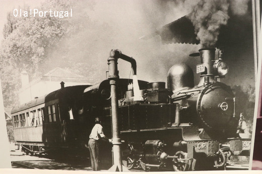 ポルトガル国立鉄道博物館（エントロンカメント）のSLの写真