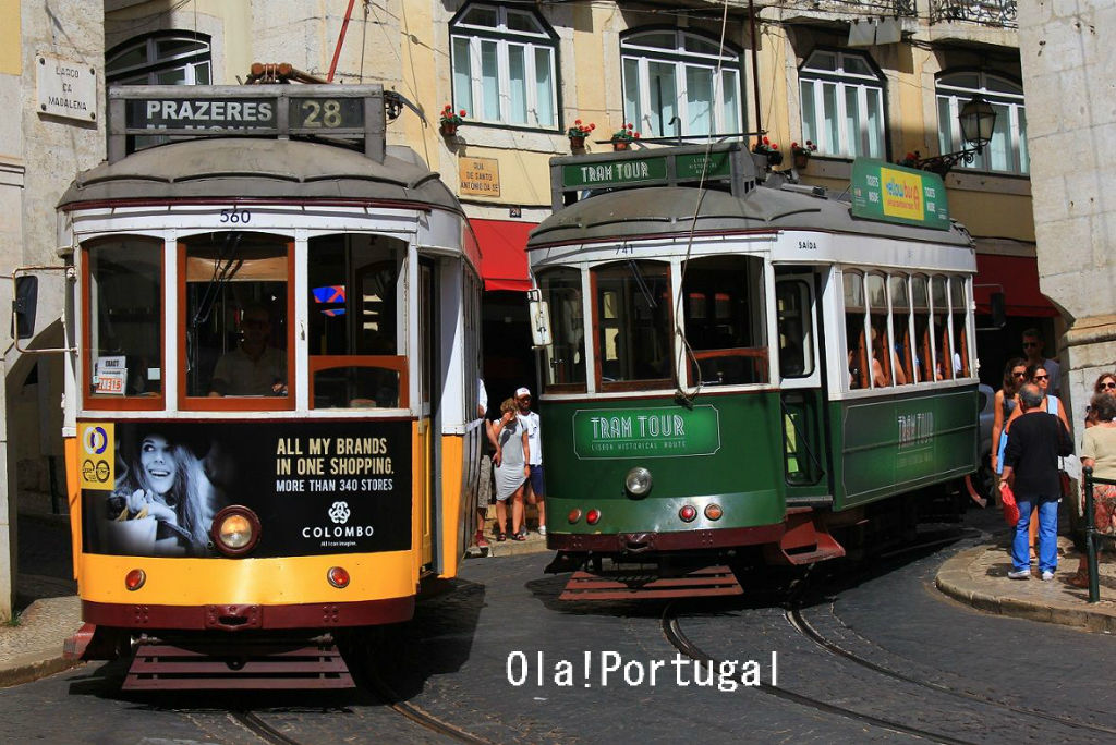 リスボン 路面電車のある風景 Ola Portugal 与茂駄 よもだ とれしゅ オラ ポルトガルのブログ