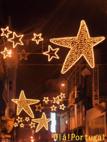 ポルトガルのクリスマス（ポルトの電飾）