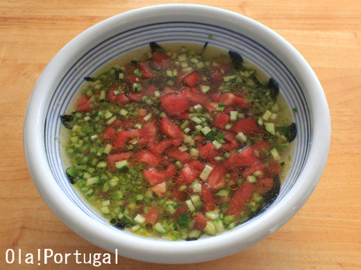 Gaspacho Alentejano,Gaspacho a Portuguesa
