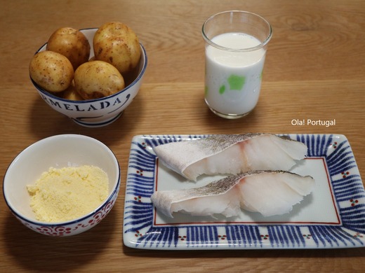 ポルトガル料理レシピ:バカリャウ(タラ)とジャガイモのグラタン