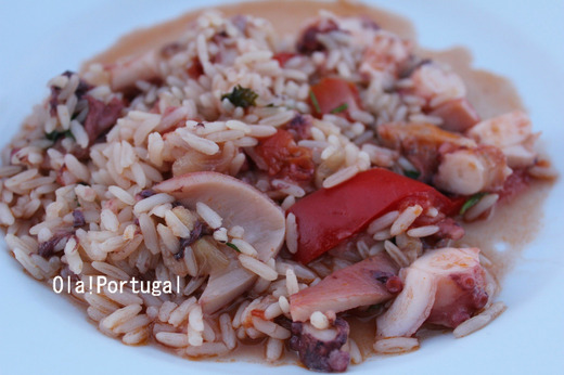 ポルトガル料理：Arroz de Polve アロース・デ・ポルヴォ