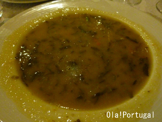 ポルトガル料理:Sopa de Feijao com Castanha 栗入りのスープ