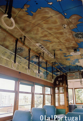 リスボン市電車内(動く博物館)