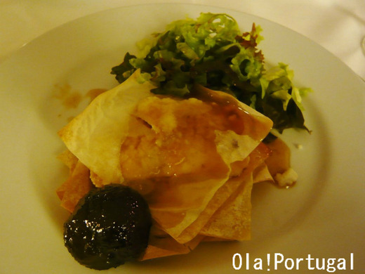 ポルトガル料理:Mil-Folhas de requeijao (リケイジャオンの前菜)