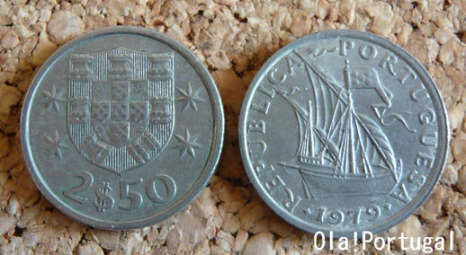 2.5エスクード硬貨（ポルトガル）