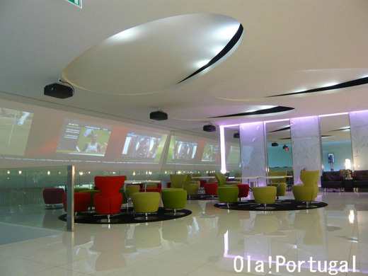 リスボン空港　TAPのラウンジ