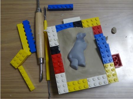 シロクマの作り方 型取りその2 Old Toy Box シロクマの作り方 型取りその2 Old Toy Box