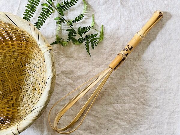 京都公長齋小菅 竹籠 名[南風] 響かせる 一点物 