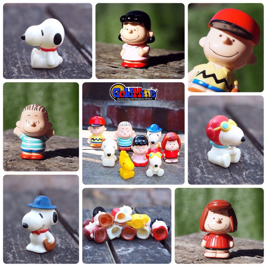 国産 スヌーピー指人形セット バンダイ 1991 The Old Snoopy Collection