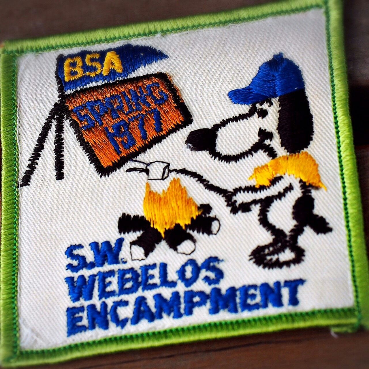 ボーイスカウト パッチ 1977 The Old Snoopy Collection