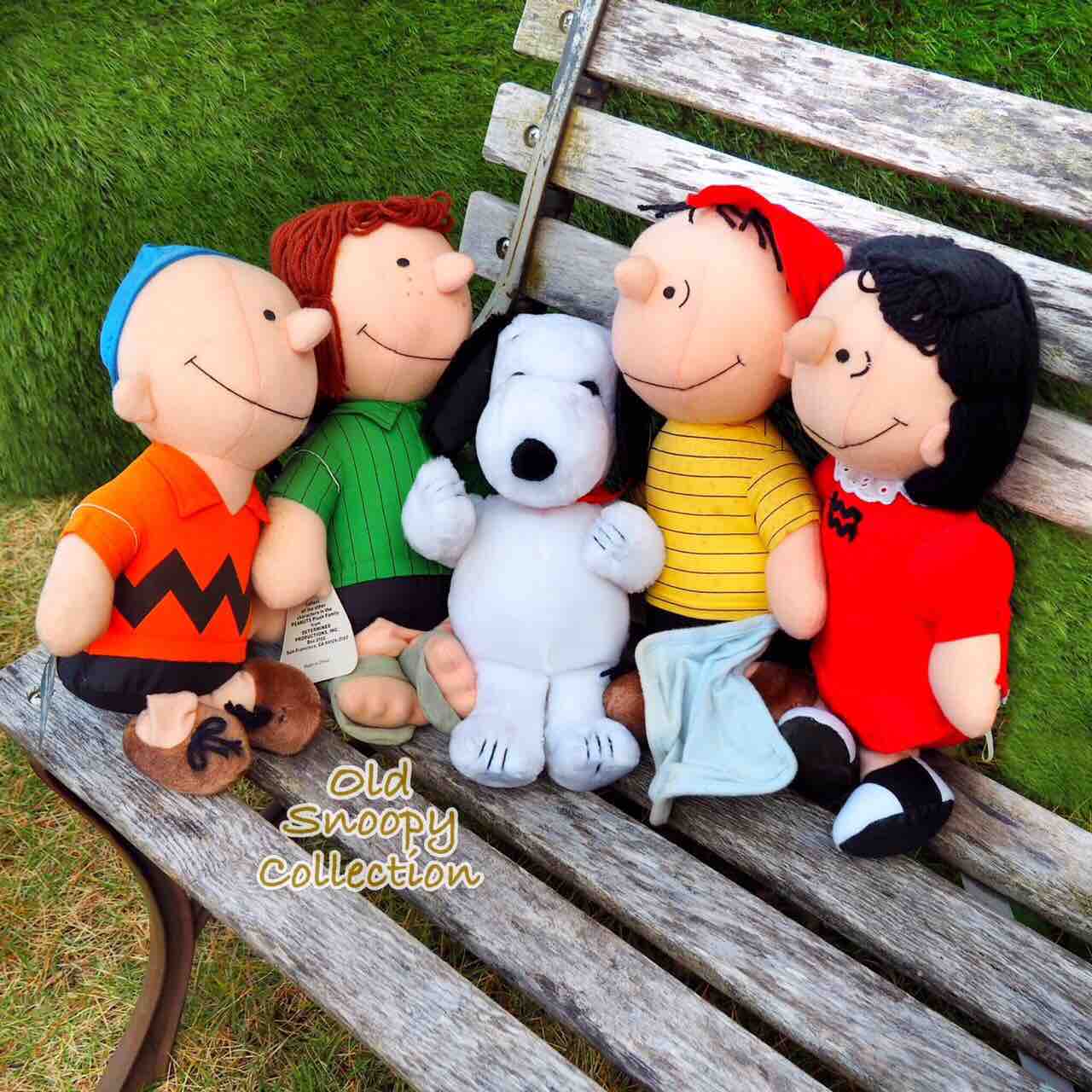 Familiar Snoopy Rag Dolls Set The Old Snoopy Collection
