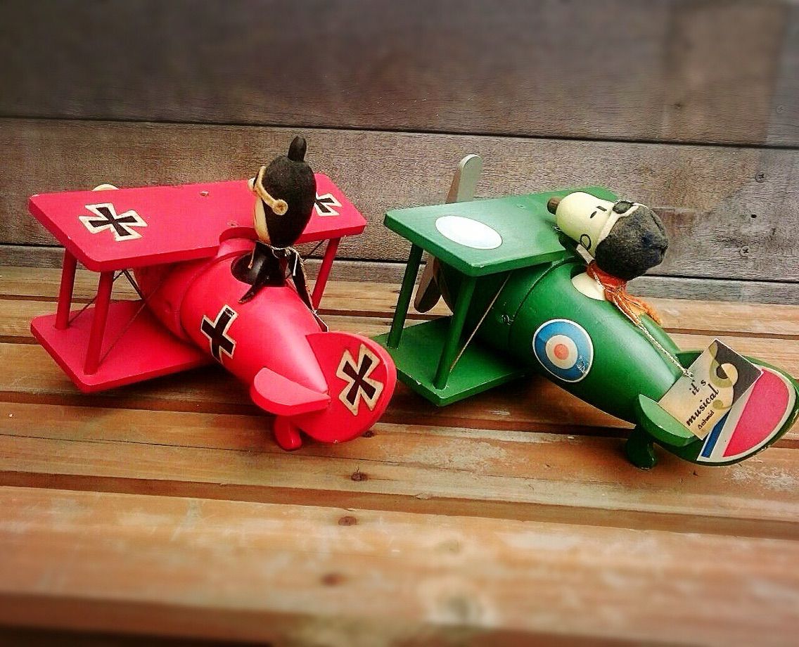 RedBaron & Sopwith Camel Schmid wooden music box 1968・1970 RedBaron & Sopwith Camel Schmid wooden music box 1968・1970