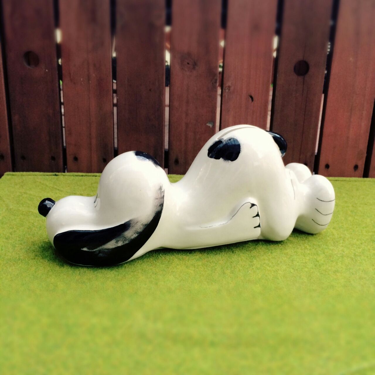 Italian Coin Bank Snoopy 1969 The Old Snoopy Collection