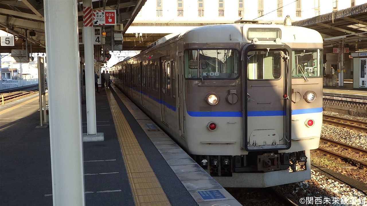 115系最後のカフェオレ色 K 06編成 関西と風景と未来のブログ