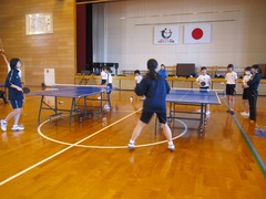 0213 部活動体験(卓球)