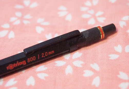 ロットリング「800芯ホルダー」レビュー : テーゲー日記 〜文具と