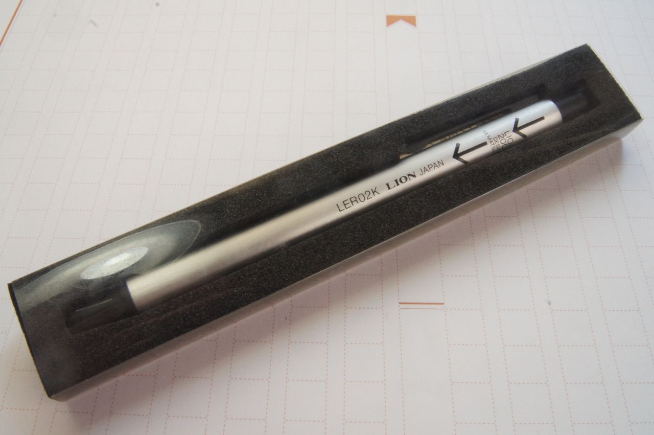 LION「ノックイレーザー LER02K」レビュー : テーゲー日記 〜文具と