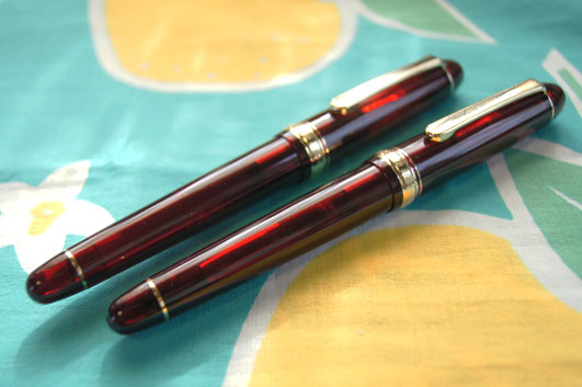 プラチナ「＃3776 ブルゴーニュ」レビュー : テーゲー日記 〜文具