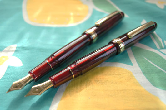 プラチナ「＃3776 ブルゴーニュ」レビュー : テーゲー日記 〜文具