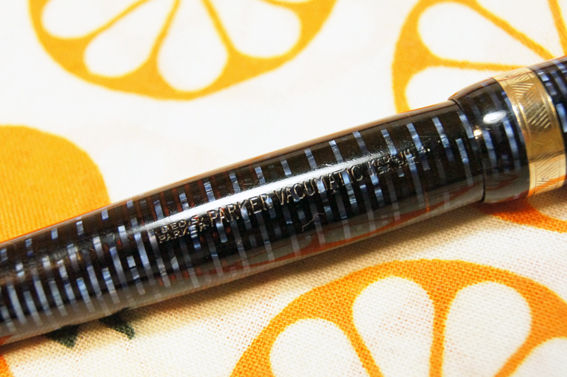 【ヴィンテージ万年筆】パーカー　バキュマチック ブルーダイヤ ヴィンテージ万年筆】パーカー バキュマチック ブルーダイヤ