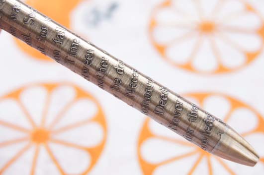 ゼブラ「シャーボ エッチング」レビュー : テーゲー日記 〜文具と