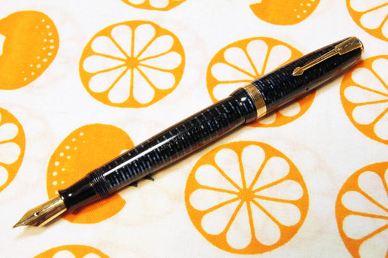 【ヴィンテージ万年筆】パーカー　バキュマチック パーカー「バキュマチック メジャー パールブルー」レビュー